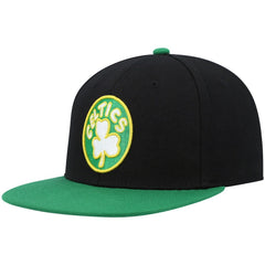 Black/Kelly Green Boston Celtics Hardwood Classics Snapback Hat | NBA