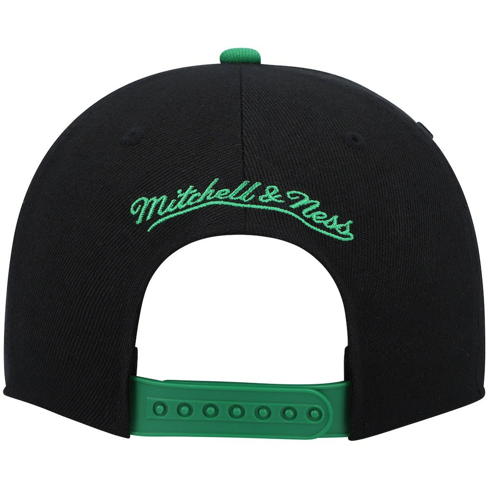 Black/Kelly Green Boston Celtics Hardwood Classics Snapback Hat | NBA