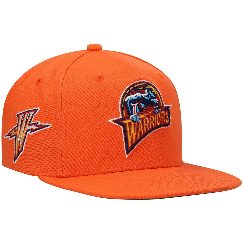 Orange Golden State Warriors Hardwood Classics Snapback Hat sale | NBA