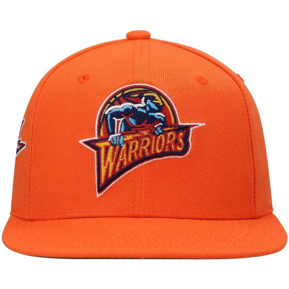 Orange Golden State Warriors Hardwood Classics Snapback Hat sale | NBA