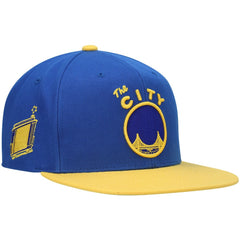 Royal/Gold Golden State Warriors Hardwood Classics Snapback Hat sale | NBA