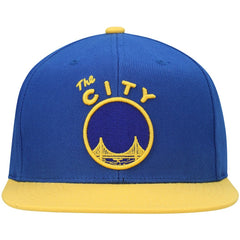Royal/Gold Golden State Warriors Hardwood Classics Snapback Hat sale | NBA