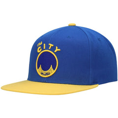 Royal/Gold Golden State Warriors Hardwood Classics Snapback Hat sale | NBA