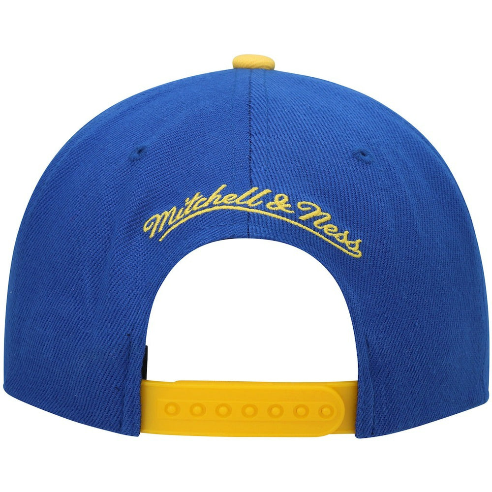 Royal/Gold Golden State Warriors Hardwood Classics Snapback Hat sale | NBA