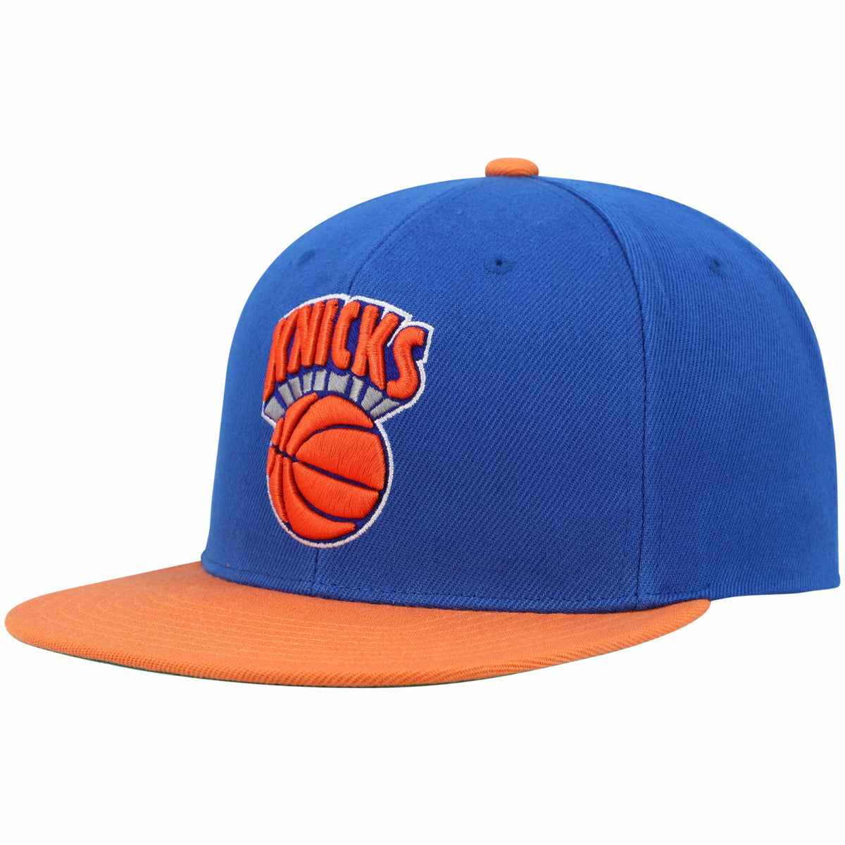 Blue/Orange New York Knicks Hardwood Classics Snapback Hat | NBA