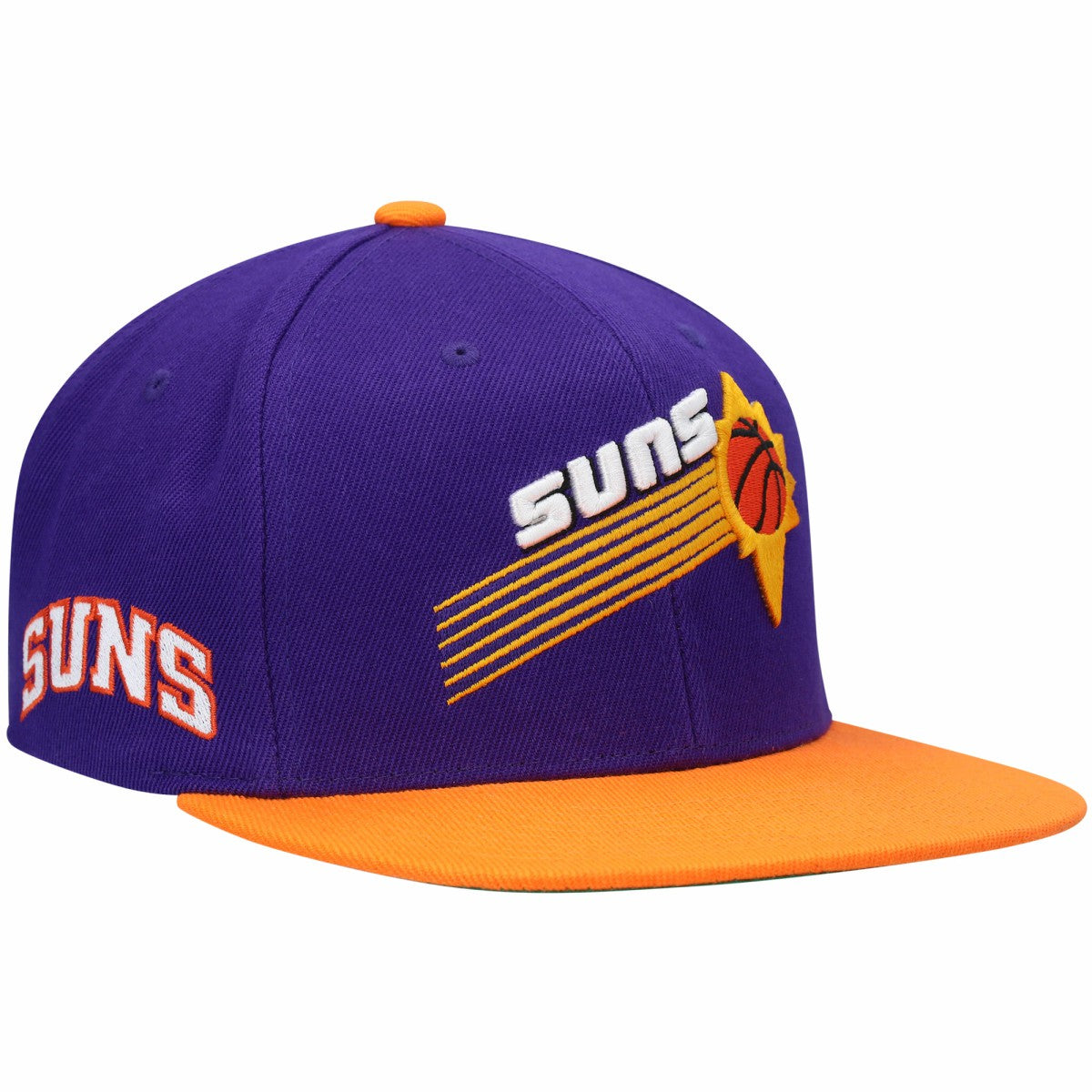 Purple/Orange Phoenix Suns Hardwood Classics Snapback Hat | NBA