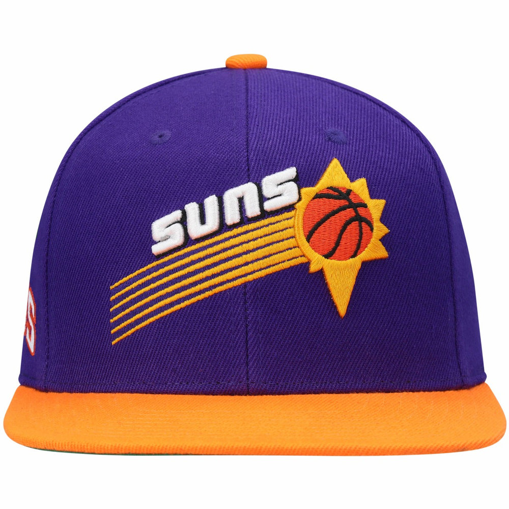 Purple/Orange Phoenix Suns Hardwood Classics Snapback Hat | NBA