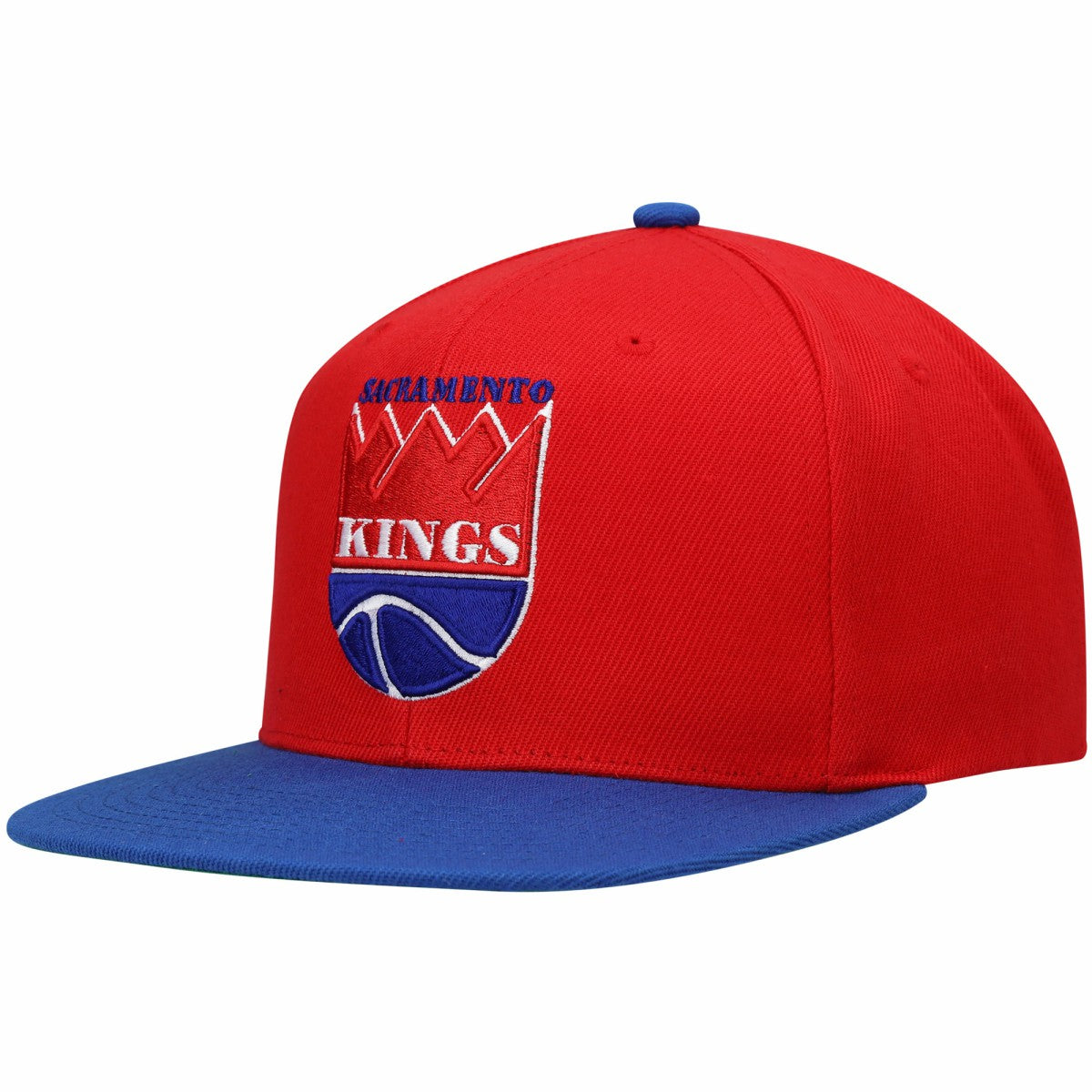 Red/Royal Sacramento Kings Hardwood Classics Snapback Hat | NBA