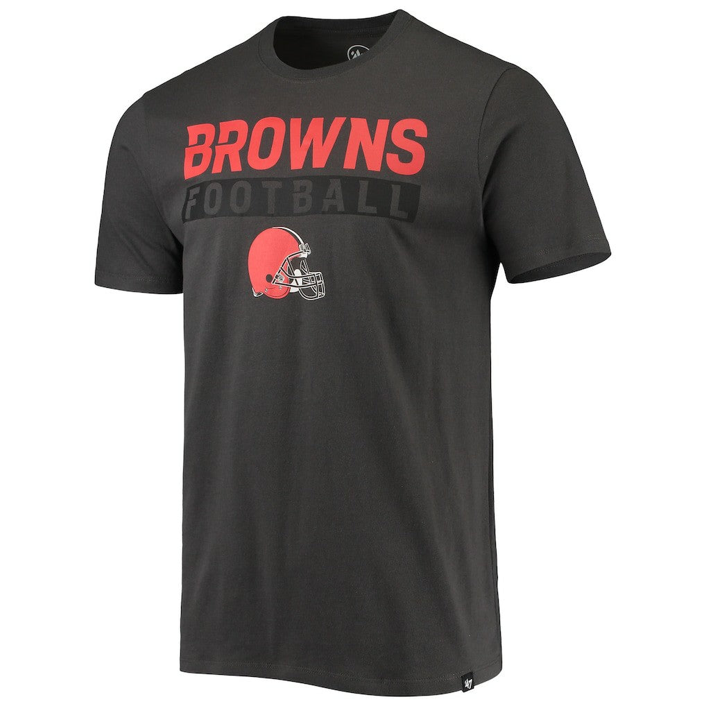 Cleveland Browns '47 Dark Ops Super Rival T-Shirt | NFL Outlet