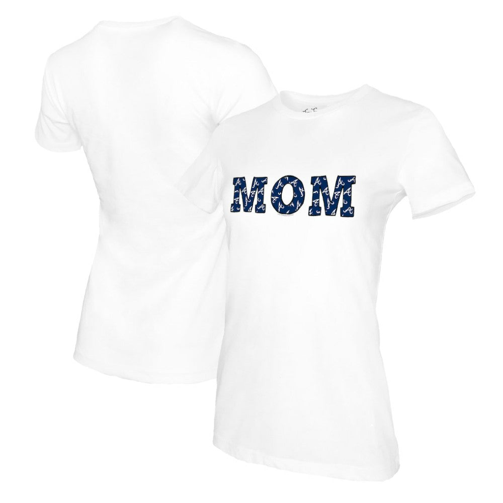 Atlanta Braves Tiny Turnip Women's Mom T-Shirt - MLB T-shirts