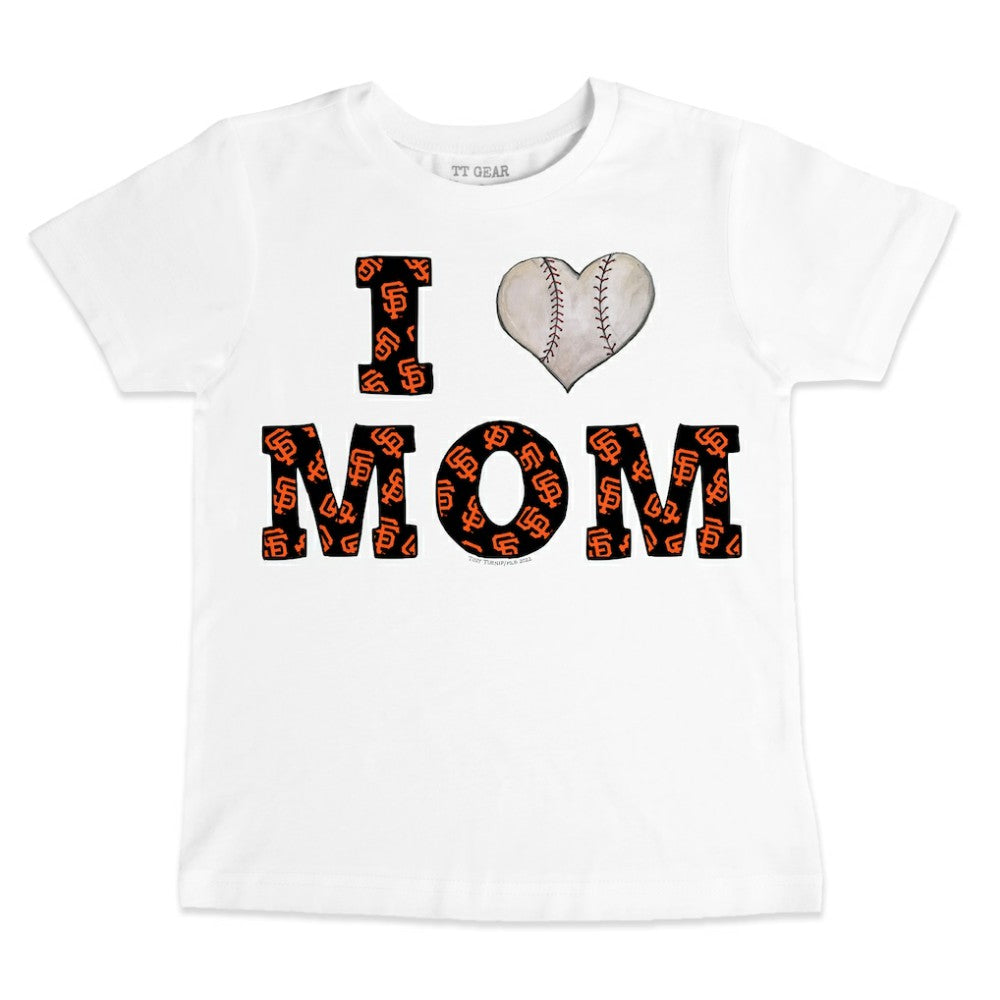 San Francisco Giants Tiny Turnip Youth Heart Mom T-Shirt - MLB T-shirts