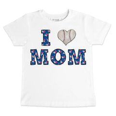 Toronto Blue Jays Tiny Turnip Youth Heart Mom T-Shirt - MLB T-shirts