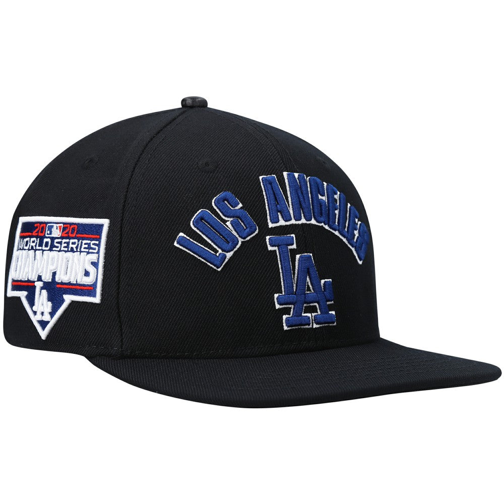 Los Angeles Dodgers Pro Standard Stacked Logo Snapback Hat - MLB Hats