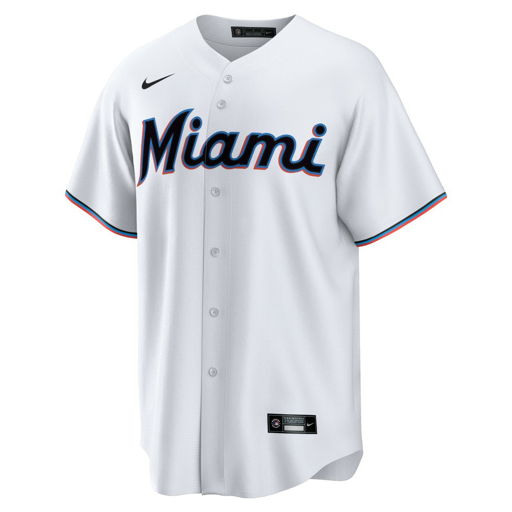 Miami Marlins Nike Home Blank Replica Jersey - MLB Jerseys