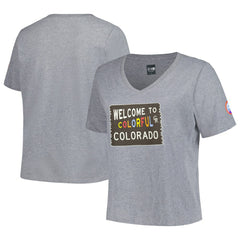 Colorado Rockies New Era Women's City Connect Plus Size V-Neck T-Shirt - MLB T-shirts