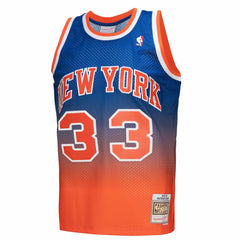 Orange/Royal Patrick Ewing New York Knicks 1991/92 Hardwood Classics Fadeaway Swingman Player Jersey | NBA