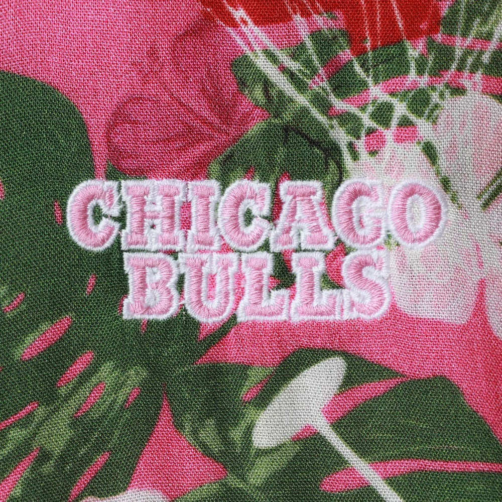 Pink Chicago Bulls Lusso Women's Finley-Frankie Party Top & Shorts Set | NBA