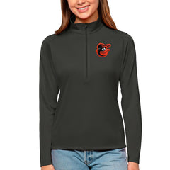 Baltimore Orioles Antigua Women's Tribute Quarter-Zip Pullover Top - MLB Pullover