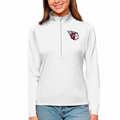 Cleveland Guardians Antigua Women's Tribute Quarter-Zip Pullover Top - MLB Pullover