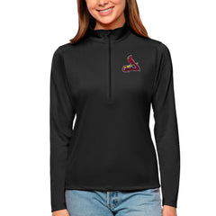 St. Louis Cardinals Antigua Women's Tribute Quarter-Zip Pullover Top - MLB Pullover