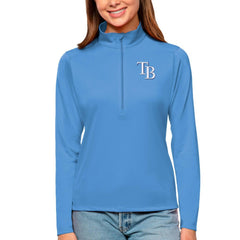 Tampa Bay Rays Antigua Women's Tribute Quarter-Zip Pullover Top - MLB Pullover