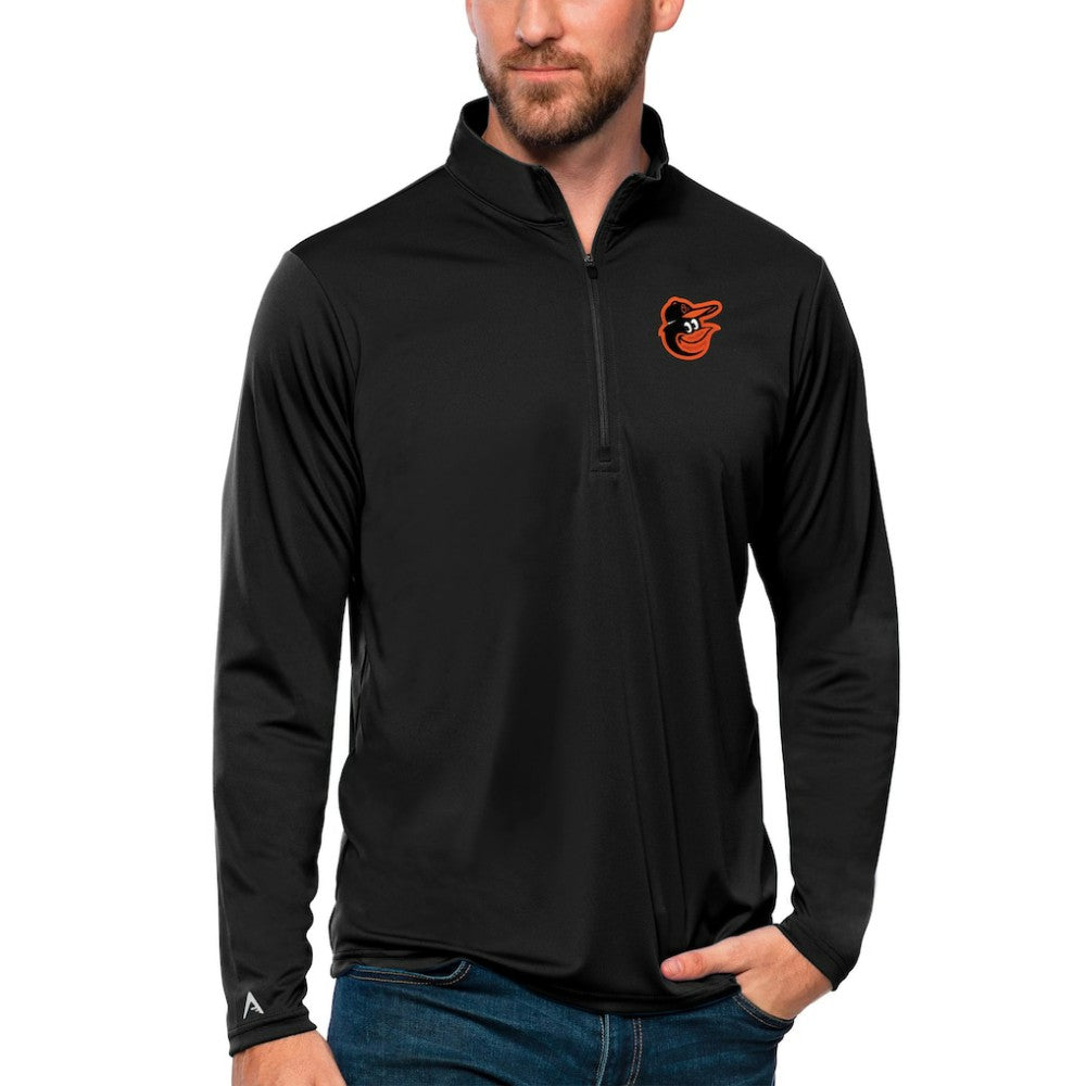Baltimore Orioles Antigua Tribute Quarter-Zip Pullover Top - MLB Pullover