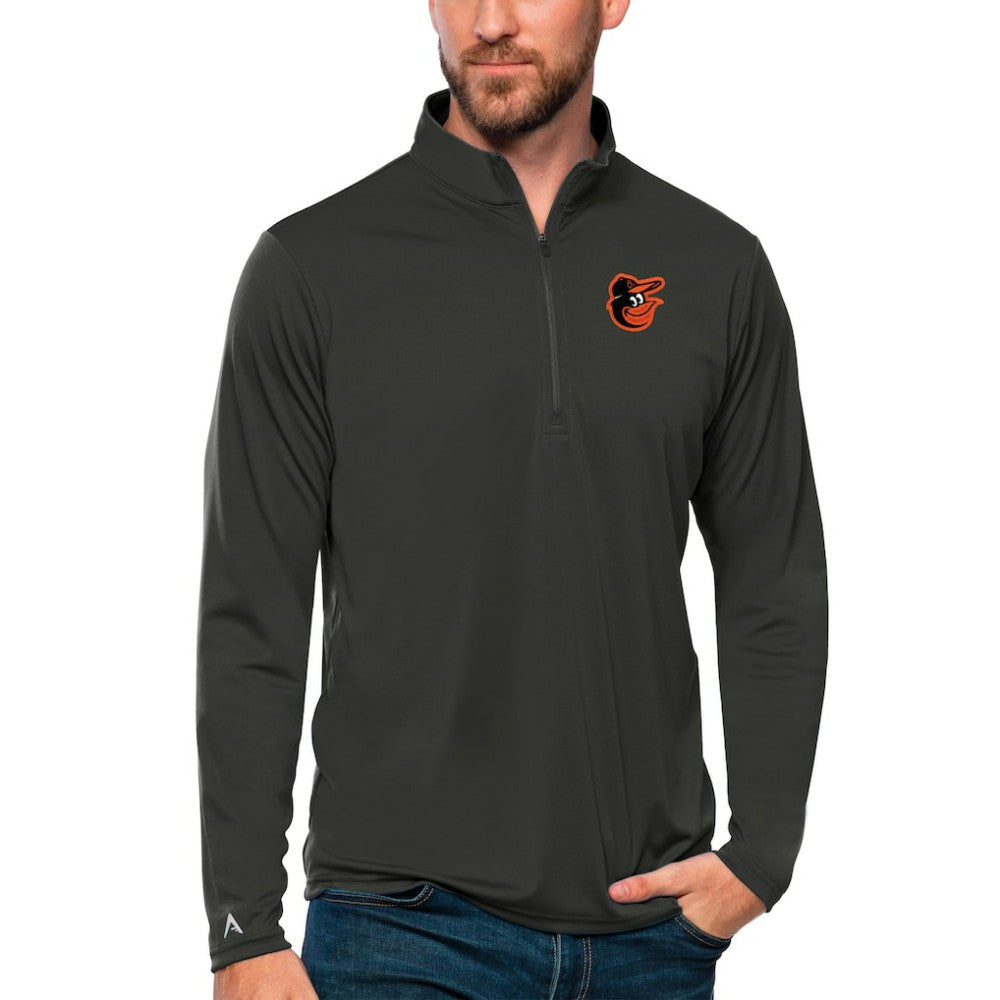 Baltimore Orioles Antigua Tribute Quarter-Zip Pullover Top - MLB Pullover