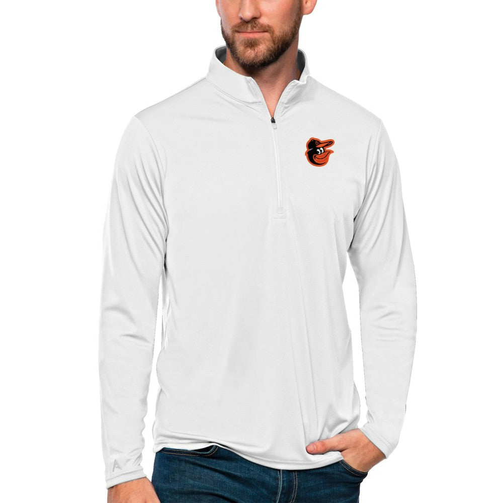 Baltimore Orioles Antigua Tribute Quarter-Zip Pullover Top - MLB Pullover