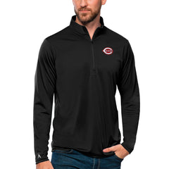Cincinnati Reds Antigua Tribute Quarter-Zip Pullover Top - MLB Pullover