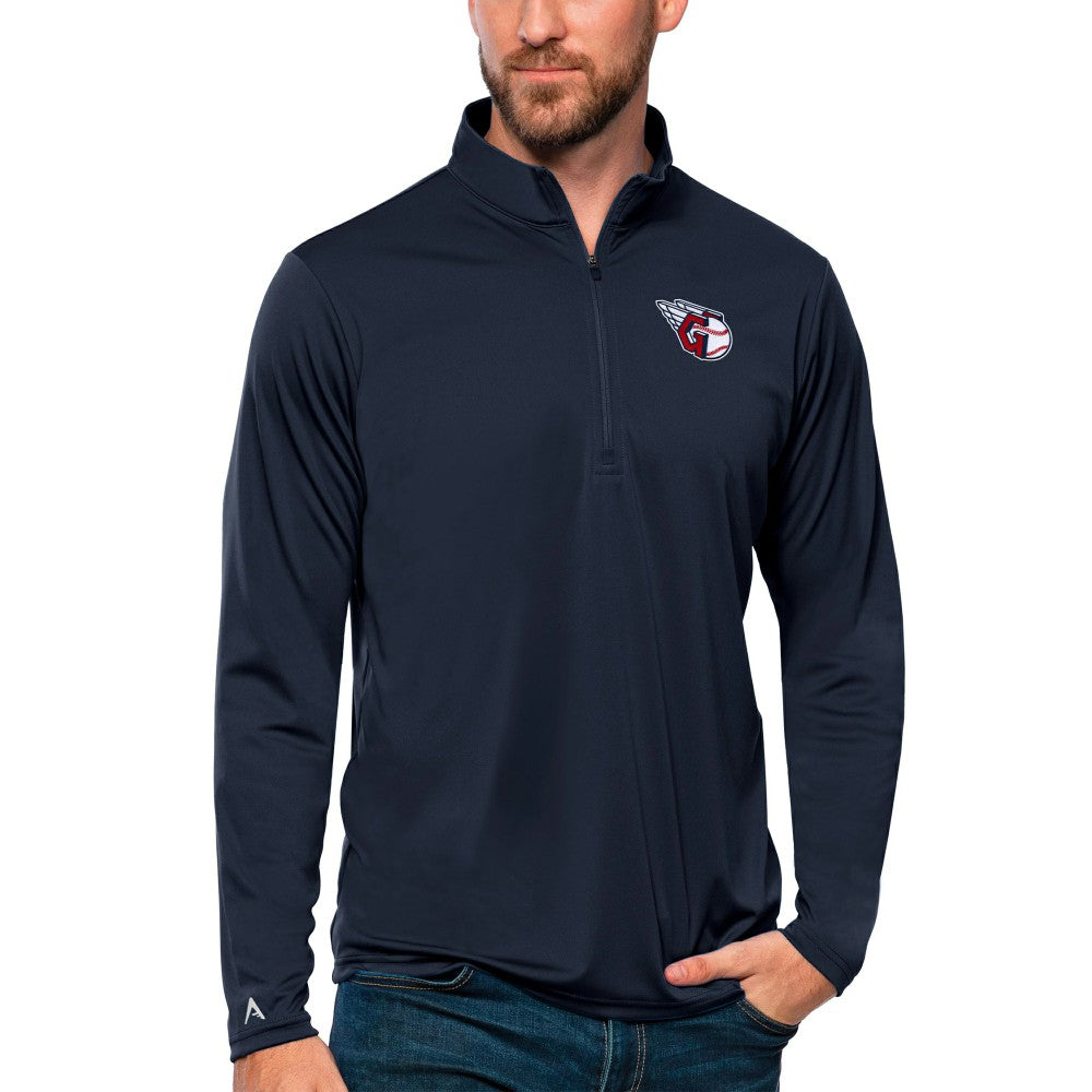 Cleveland Guardians Antigua Tribute Quarter-Zip Pullover Top - MLB Pullover