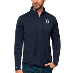 Detroit Tigers Antigua Tribute Quarter-Zip Pullover Top - MLB Pullover