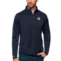 Houston Astros Antigua Tribute Quarter-Zip Pullover Top - MLB Pullover