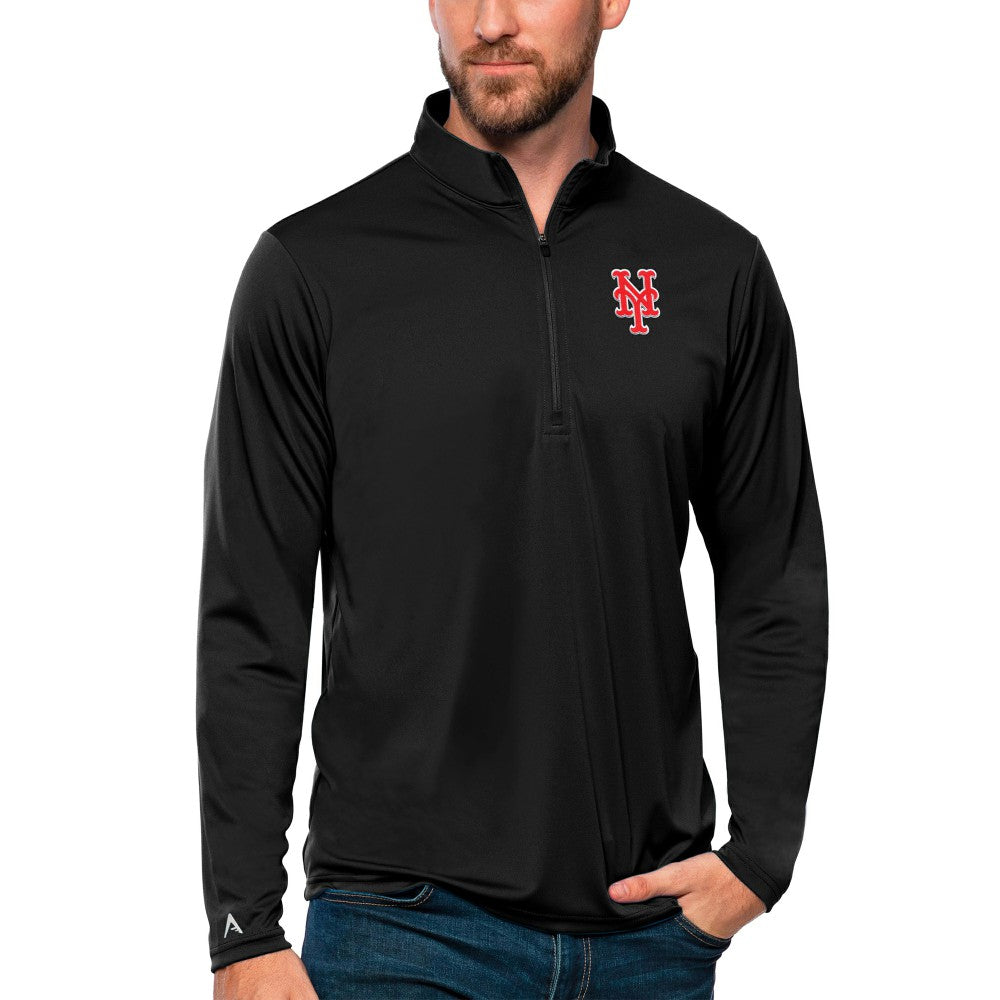 New York Mets Antigua Tribute Quarter-Zip Pullover Top - MLB Pullover