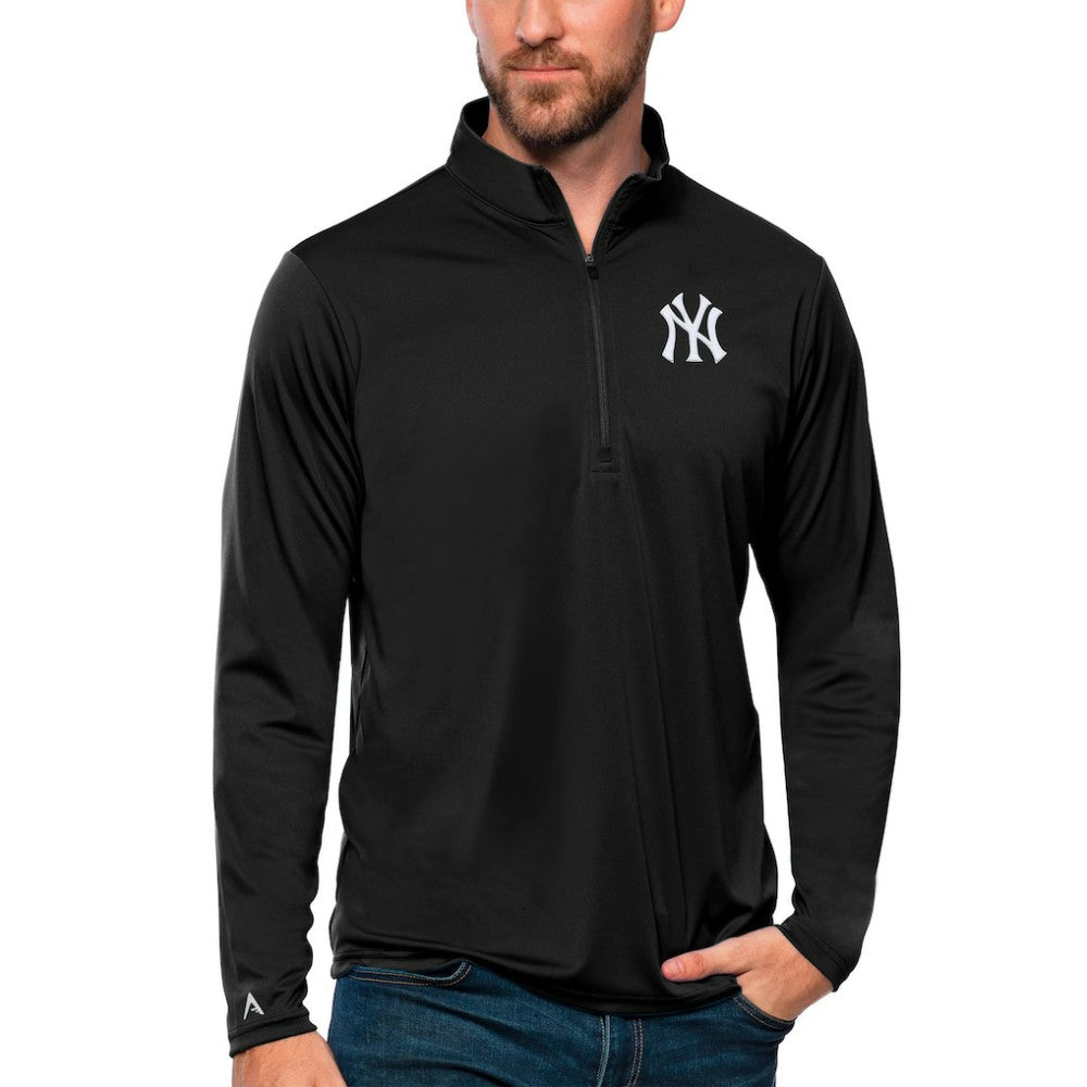 New York Yankees Antigua Tribute Quarter-Zip Pullover Top - MLB Pullover
