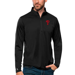 Philadelphia Phillies Antigua Tribute Quarter-Zip Pullover Top - MLB Pullover