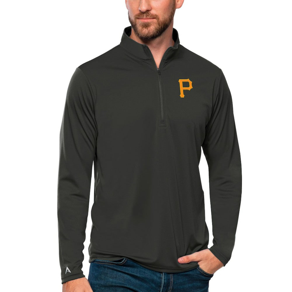 Pittsburgh Pirates Antigua Tribute Quarter-Zip Pullover Top - MLB Pullover
