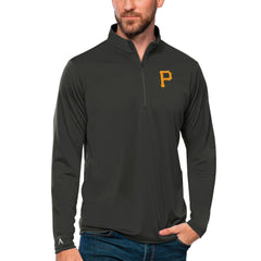 Pittsburgh Pirates Antigua Tribute Quarter-Zip Pullover Top - MLB Pullover