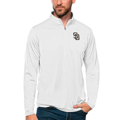 San Diego Padres Antigua Tribute Quarter-Zip Pullover Top - MLB Pullover