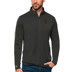 San Francisco Giants Antigua Tribute Quarter-Zip Pullover Top - MLB Pullover