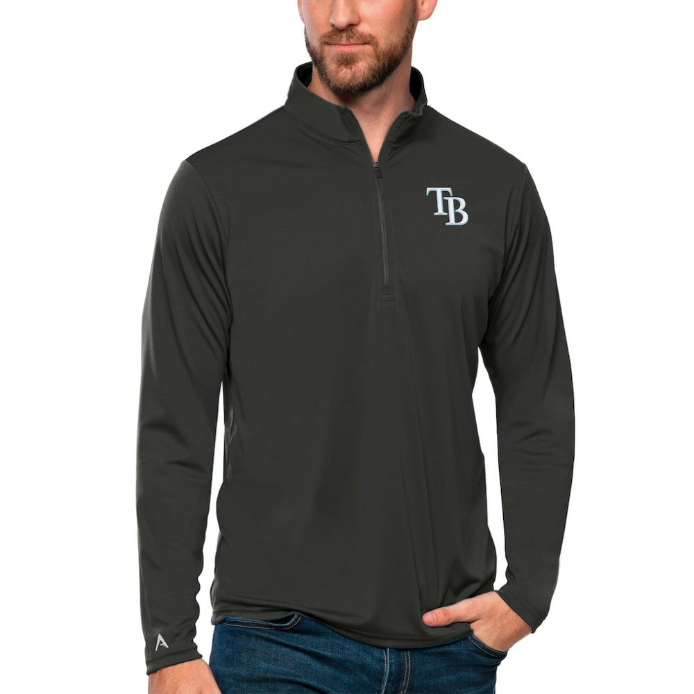 Tampa Bay Rays Antigua Tribute Quarter-Zip Pullover Top - MLB Pullover