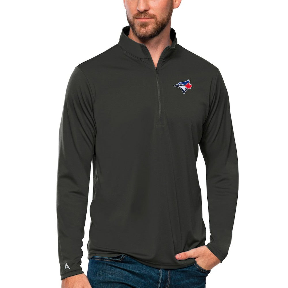 Toronto Blue Jays Antigua Tribute Quarter-Zip Pullover Top - MLB Pullover