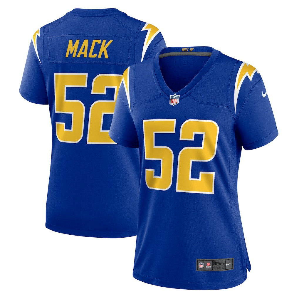 Los Angeles Chargers Khalil Mack  Women's Alternate Game Jersey | NFL New