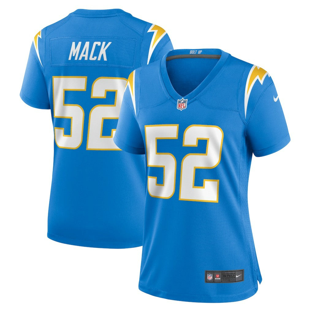 Los Angeles Chargers Khalil Mack  Women's Player Jersey | NFL Discount