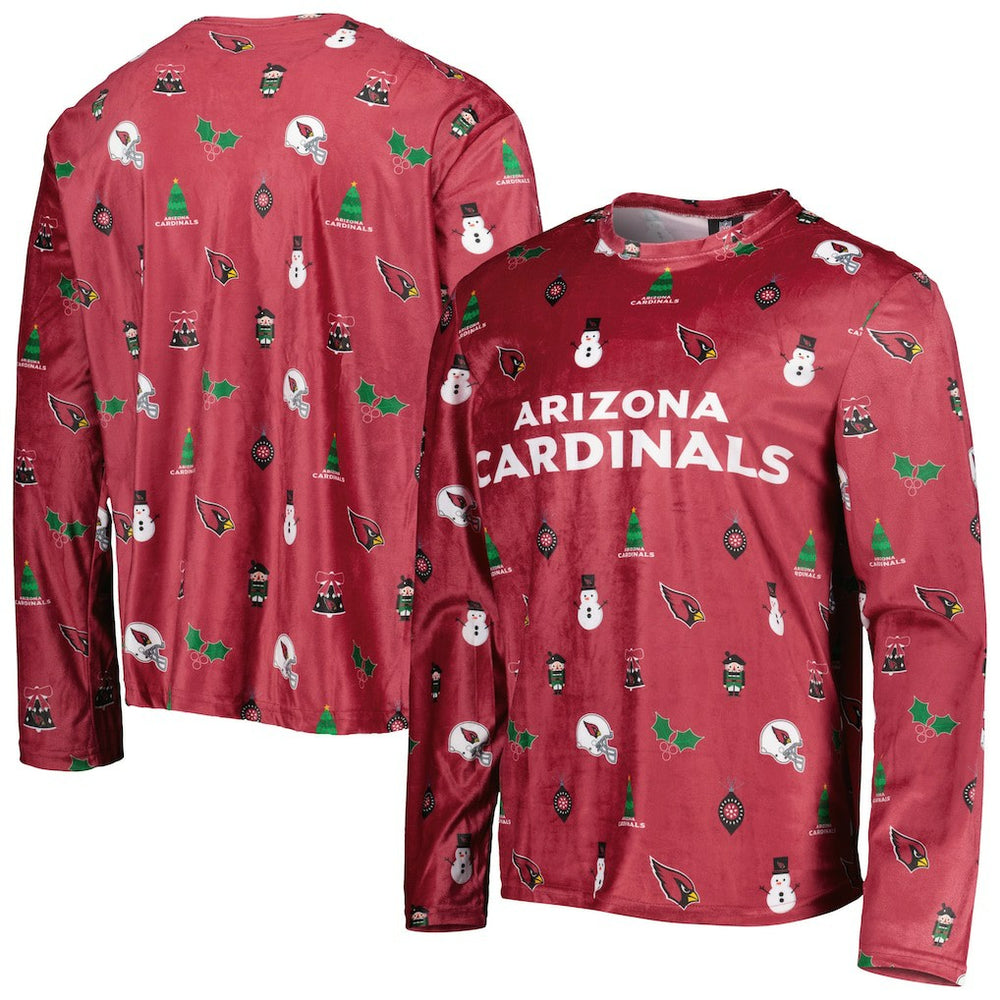 Arizona Cardinals FOCO Holiday Repeat Long Sleeve T-Shirt | NFL Outlet