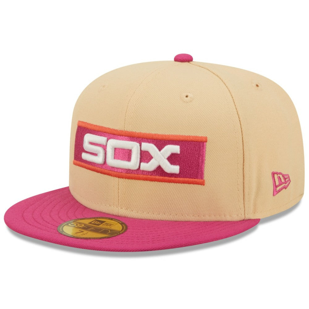 Chicago White Sox New Era 1933 MLB All-Star Game 50th Anniversary Mango Passion 59FIFTY Fitted Hat - MLB Hats