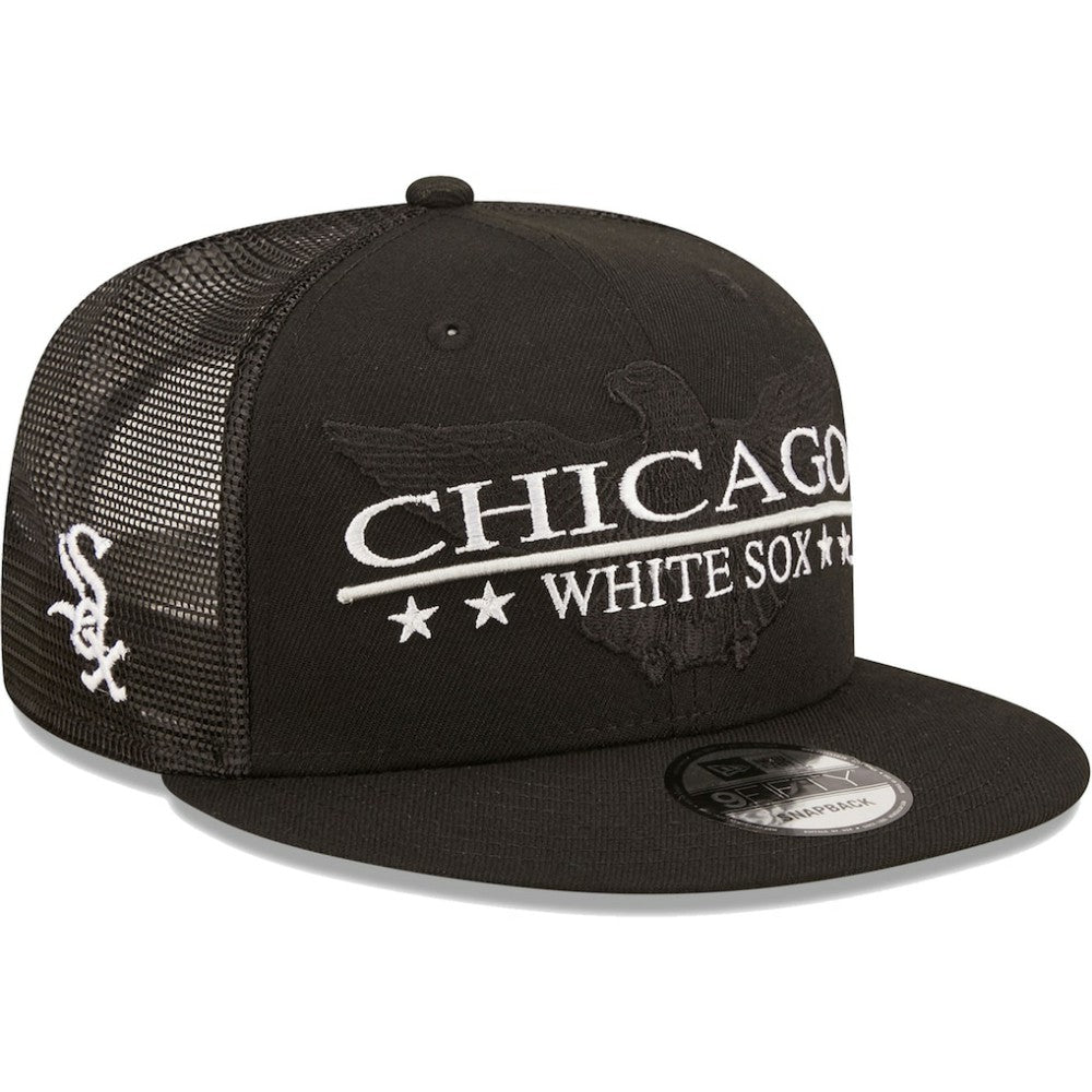 Chicago White Sox New Era Patriot Trucker 9FIFTY Snapback Hat - MLB Hats
