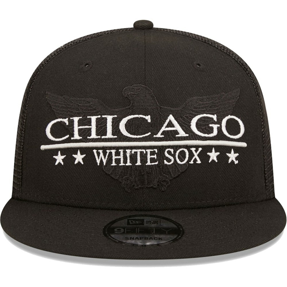 Chicago White Sox New Era Patriot Trucker 9FIFTY Snapback Hat - MLB Hats