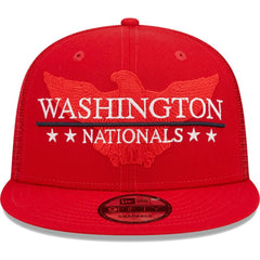 Washington Nationals New Era Patriot Trucker 9FIFTY Snapback Hat - MLB Hats