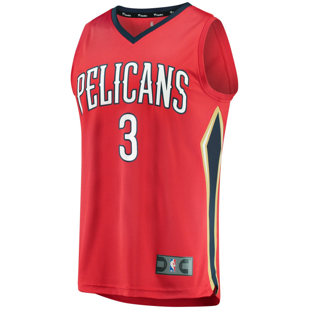Statement Edition C.J. McCollum New Orleans Pelicans Youth Fast Break Replica Player Jersey Red | NBA