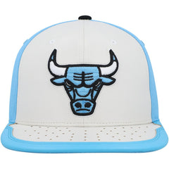 White/Light Blue Chicago Bulls Day One Snapback Hat | NBA